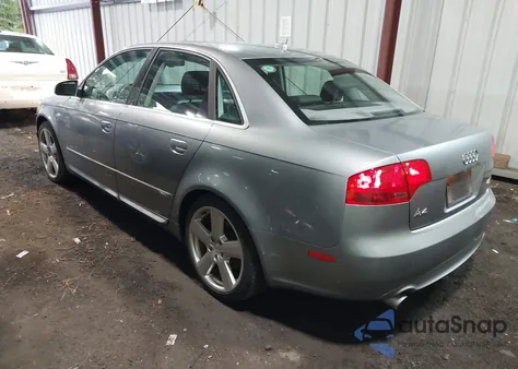 2007 Audi A4 2.0T z USA, uszkodzony, nr VIN WAUEF78E87A032967